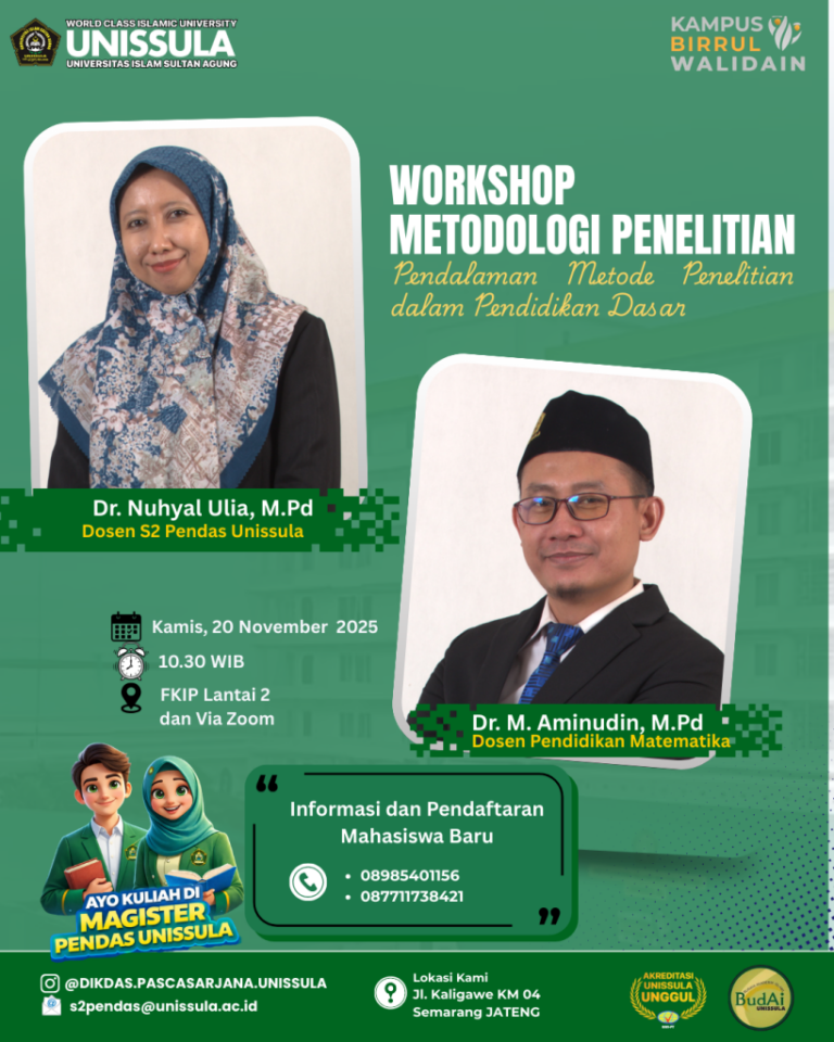 MAGISTER PENDIDIKAN DASAR MENYELENGGARAKAN WORKSHOP METODOLOGI PENELITIAN